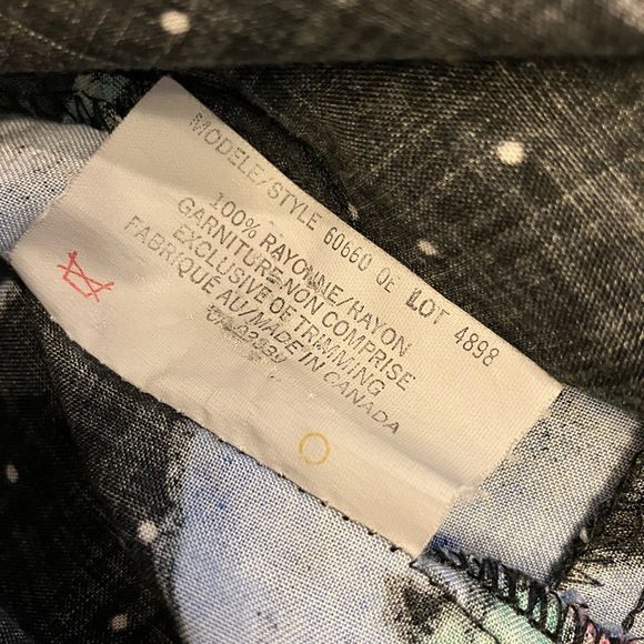 Vintage 90s Tami Floral Lightweight Midi Skirt Size Medium - Picture 4 of 5